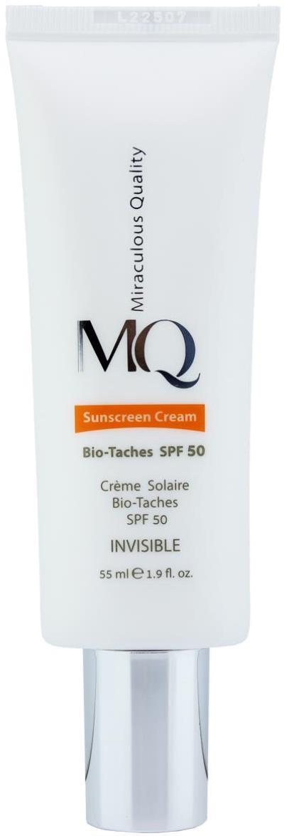 کرم ضد آفتاب و ضد لک بی رنگ ام کیو مدل INVISIBLE BIO TACHES SUNSCREEN CREAM MQ