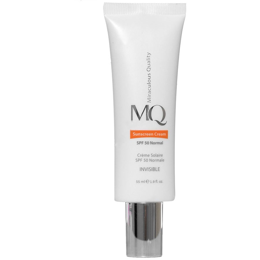 کرم ضد آفتاب بی رنگ ام کیو نرمال مدل INVISIBLE SUNSCREEN CREAM MQ