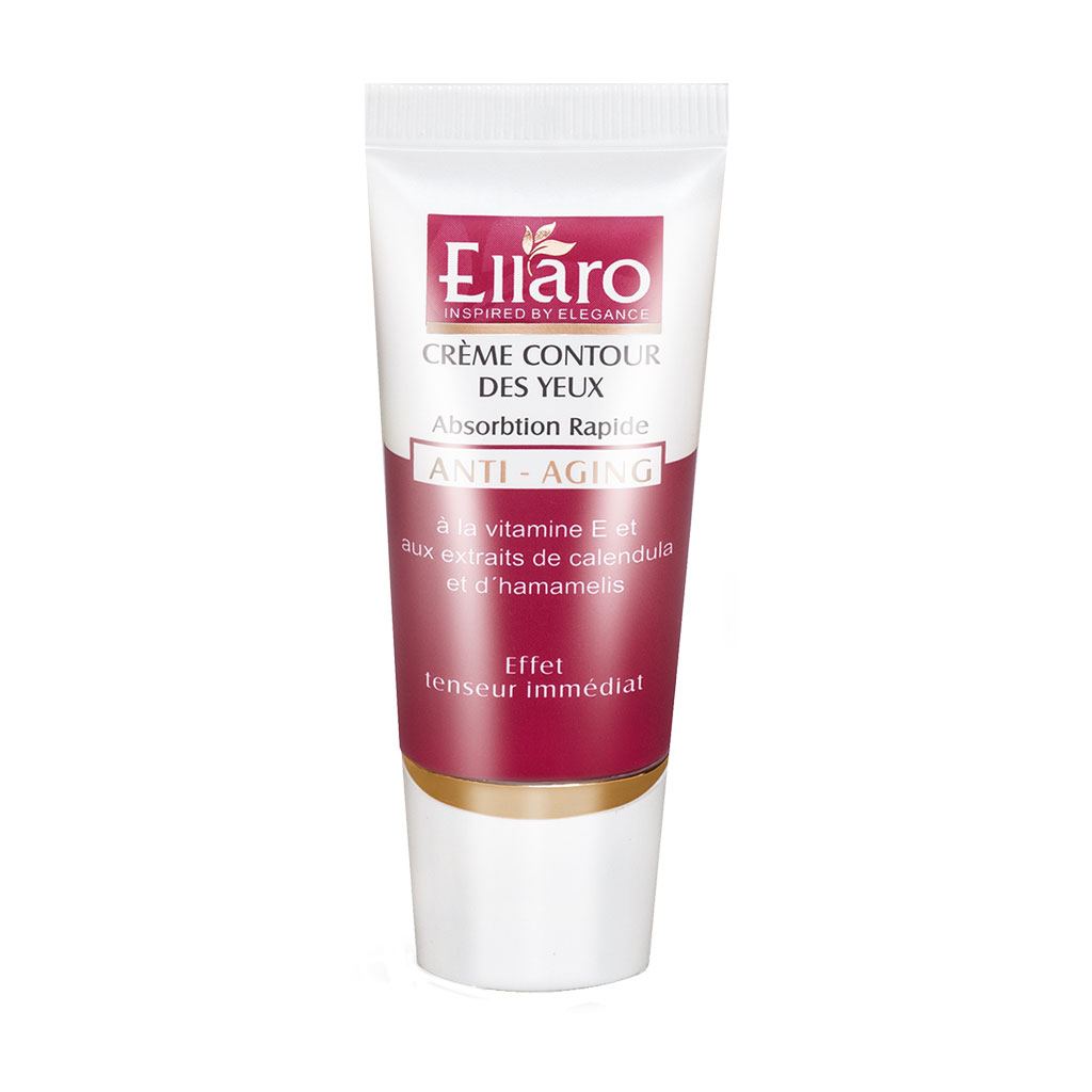 کرم دور چشم ضدچروک و ضدپف آنتی ایجینگ الارو EYE CONTOUR CREAM ELLARO