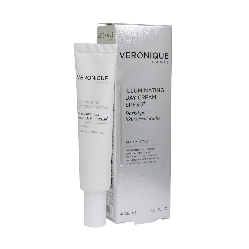 کرم روز بهبود دهنده لک spf 30 ورونیک ILLUMINATING DAY CREAM SPF30+ VERONIQUE