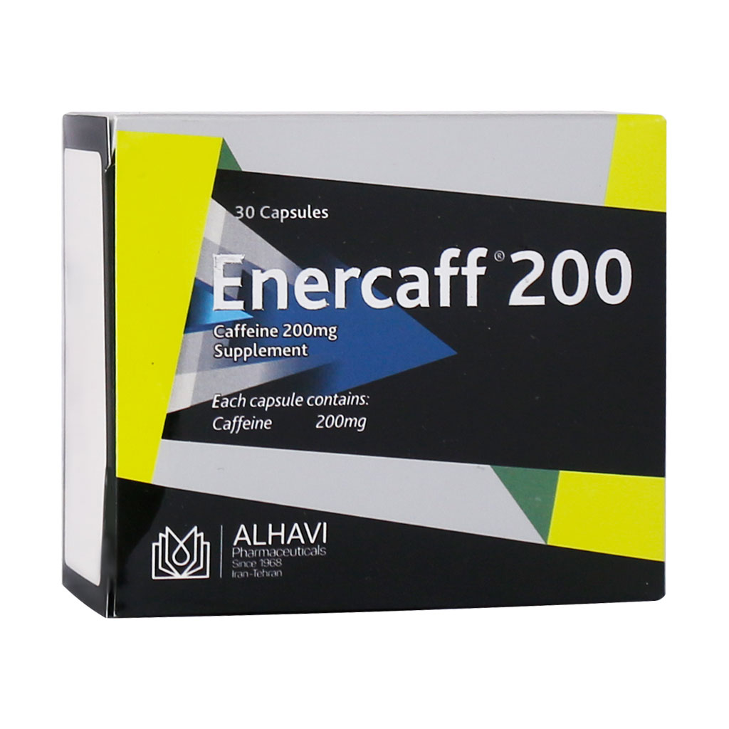 کپسول انرکاف کافئین الحاوی ENERCAFF 200 ALHAVI