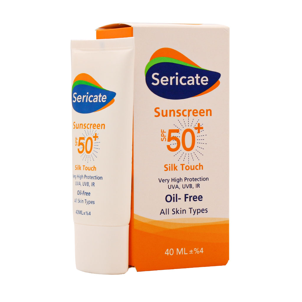 کرم ضد آفتاب سری کیت SPF 50 سیلک تاچ SUNSCREEN SPF 50 SILK TOUCH SERICATE