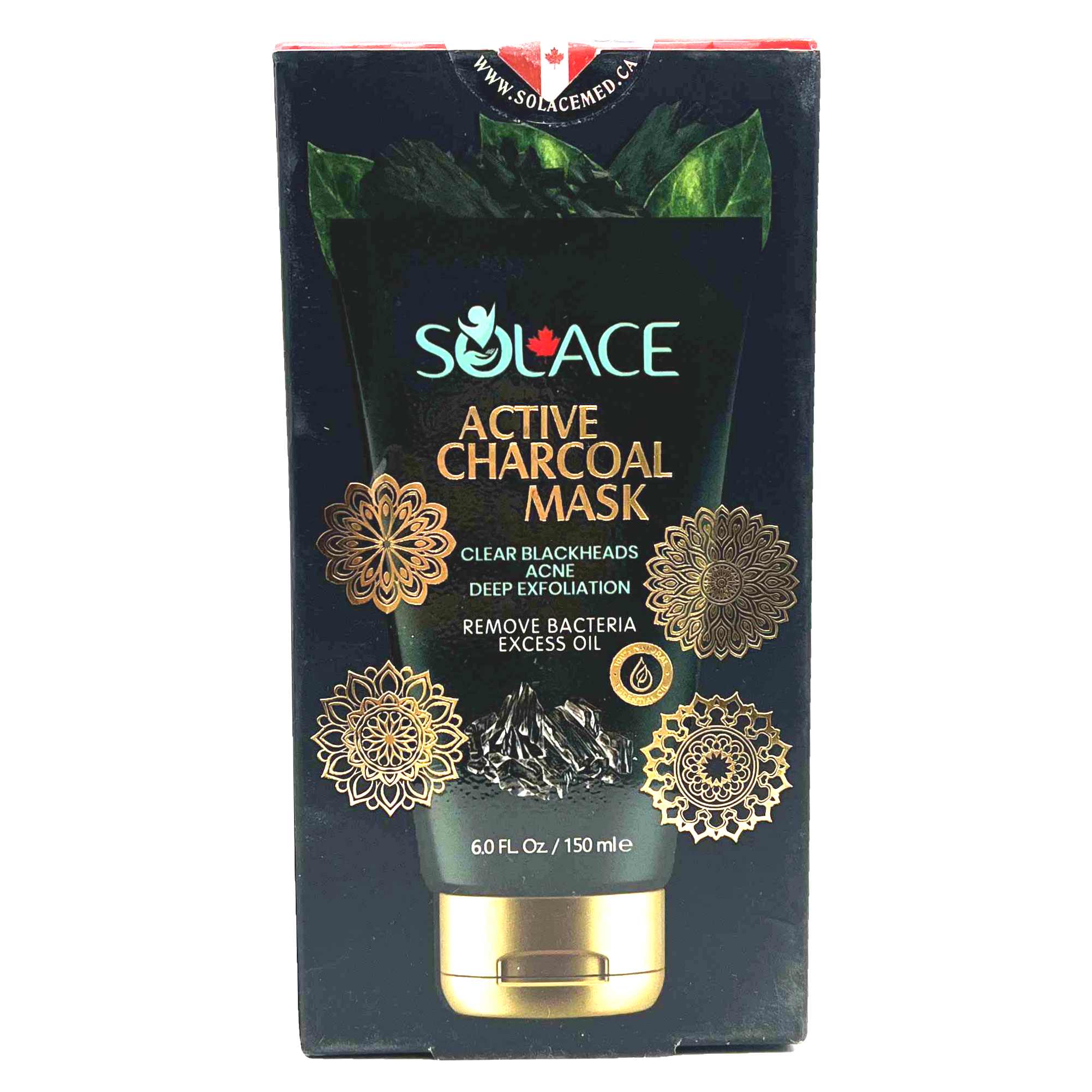 ماسک صورت حاوی پودر زغال و شکر مناسب لایه برداری فیزیکی پوست سولس CHARCOAL AND SUGAR SCRUB MASK