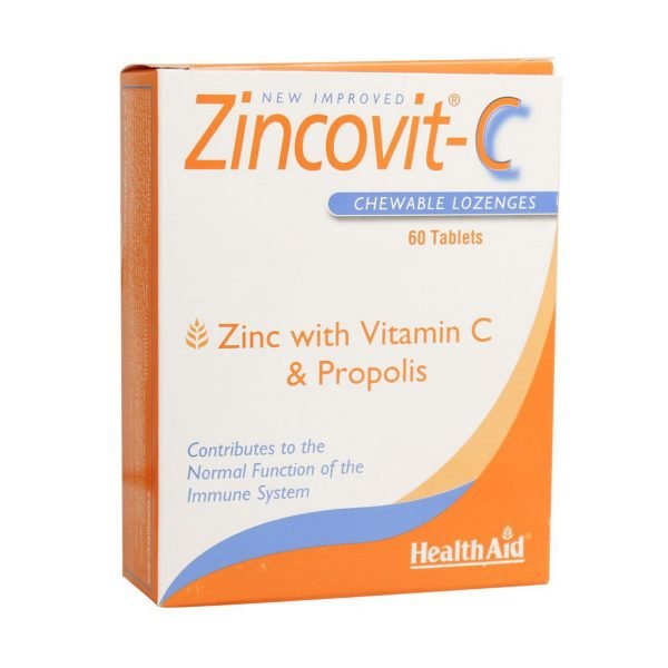 قرص جویدنی زینکوویت ث ZINCOVIT C CHEWABLE LOZENGES