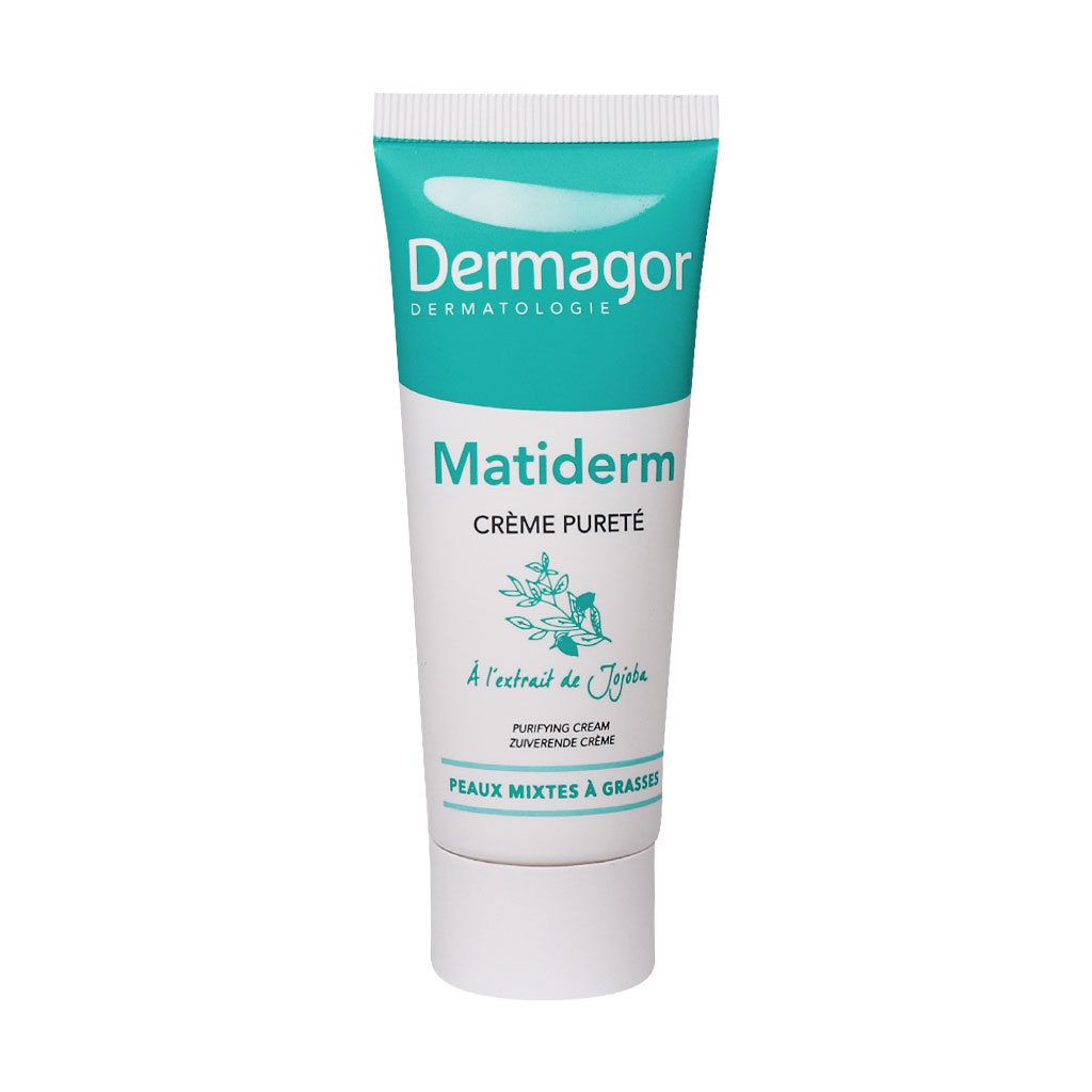 کرم مرطوب و مات کننده پوست چرب و مختلط متیدرم درماگور Matiderm DERMAGOR