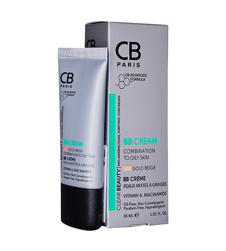 بی بی کرم پوست چرب بژ طبیعی سی بی CB PARIS BB CREAM NATURAL BEIGE