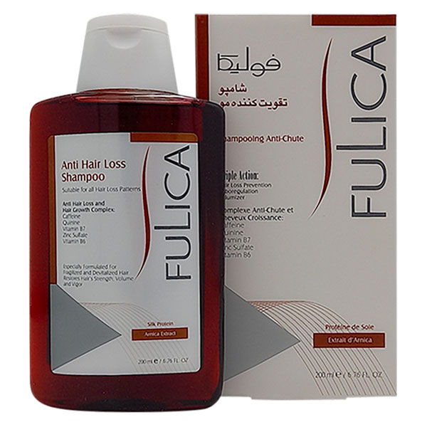 شامپو ضد ریزش مناسب انواع مو فولیکا FULICA ANTI HAIR LOSS SHAMPOO