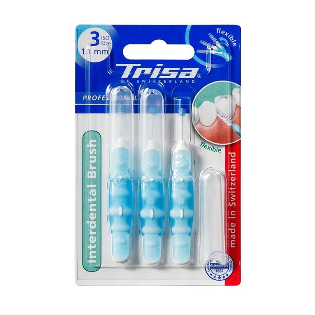 براش بین دندانی پروفشنال 1.1 میلیمتری ایزو سه تریزا TRISA INTERDENTAL BRUSH 1.1 MM ISO 3