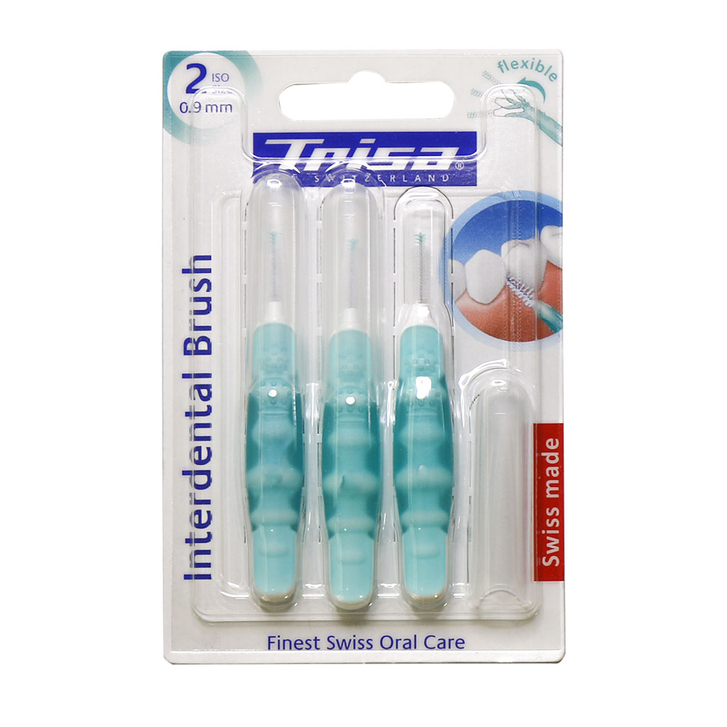 براش بین دندانی پروفشنال 0.9 میلیمتری ایزو دو تریزا TRISA INTERDENTAL BRUSH 0.9 MM ISO 2