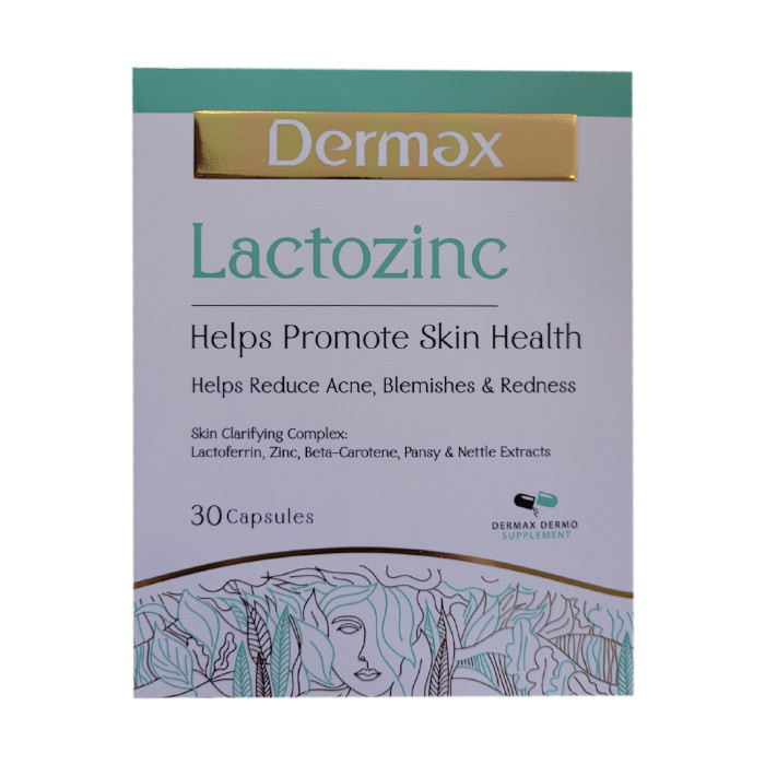 کپسول لاکتوزینک درمکس DERMAX LACTOZINC 30 CAPS