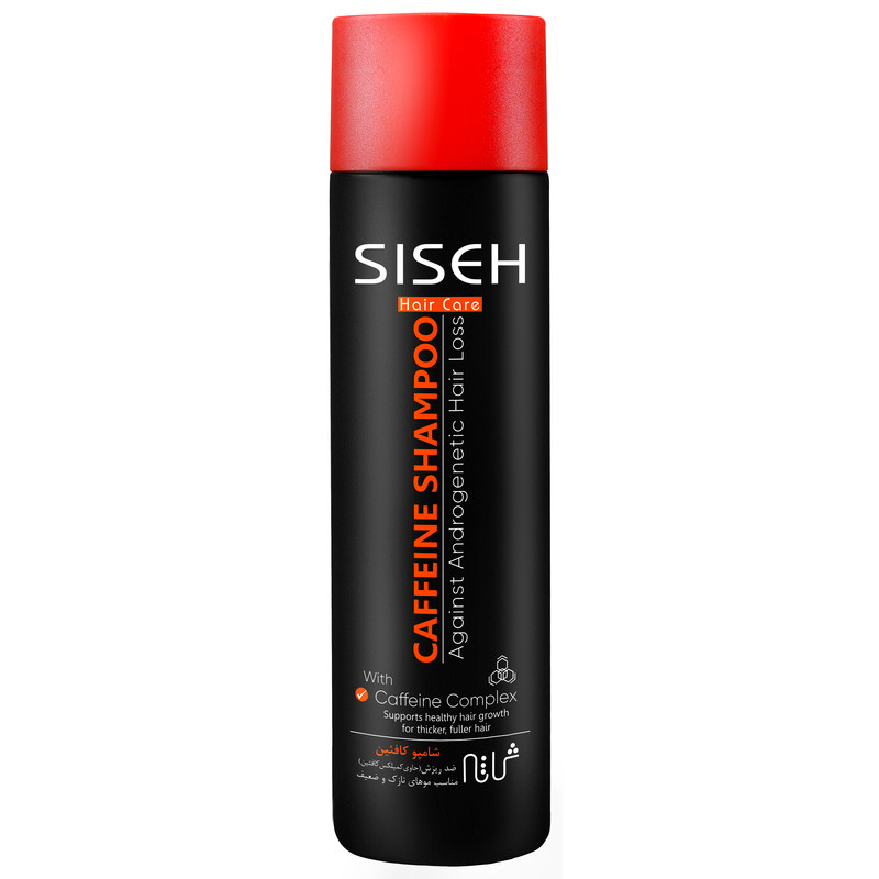 شامپو کافئین ضد ریزش و تقویت کننده موهای ضعیف و آسیب پذیر ثی ثه SISEH CAFFEINE SHAMPOO