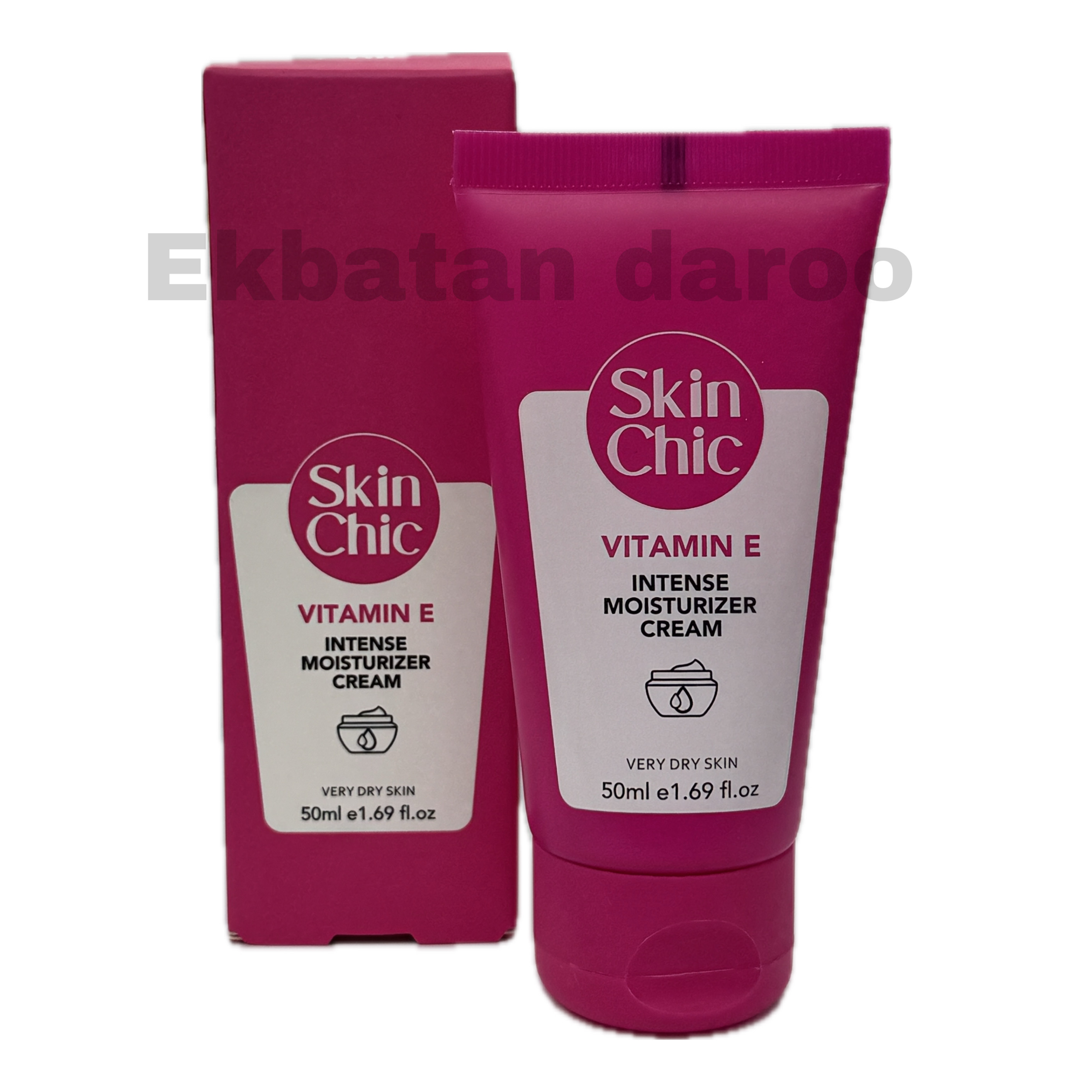 کرم مرطوب کننده اینتس ویتامین E اسکین شیک SKIN CHIC VITAMIN E INTENSE MOISTURIZER CREAM