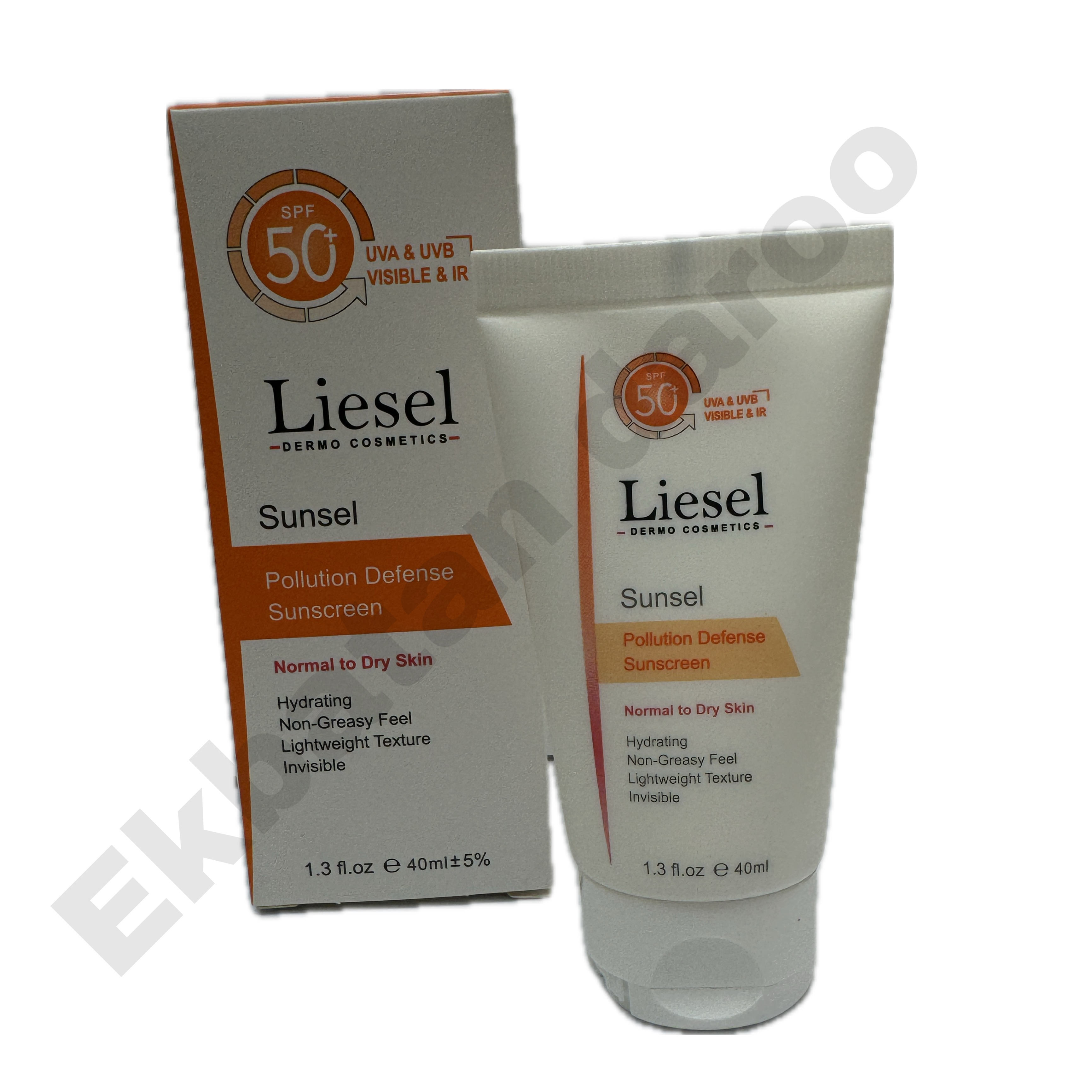 کرم ضد آفتاب مناسب پوست نرمال تا خشک لایسل SUNSCREE SPF50 NORMAL TO DRY SKIN LIESEL