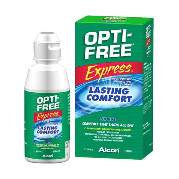 محلول شستشوی لنز اپتی فیری اکسپرس آلکن ALCON OPTI - FREE EXPRESS