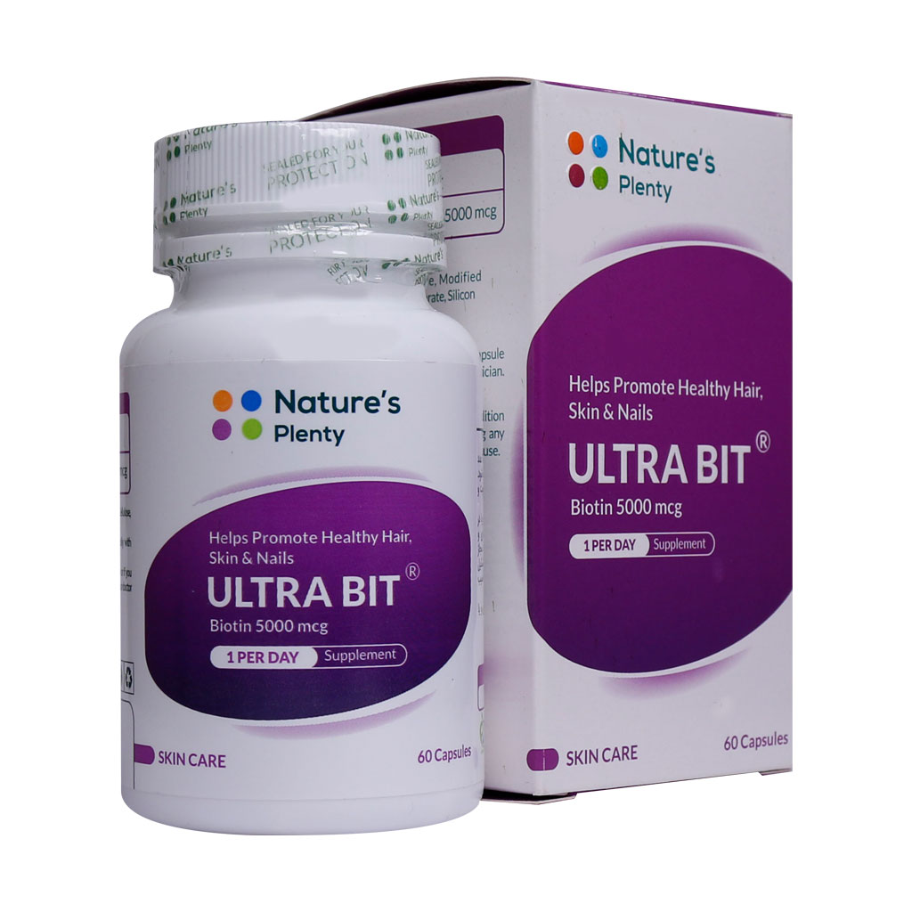 کپسول اولترا بیت نیچرز پلنتی 60 عددی Natures Plenty Ultra Bit