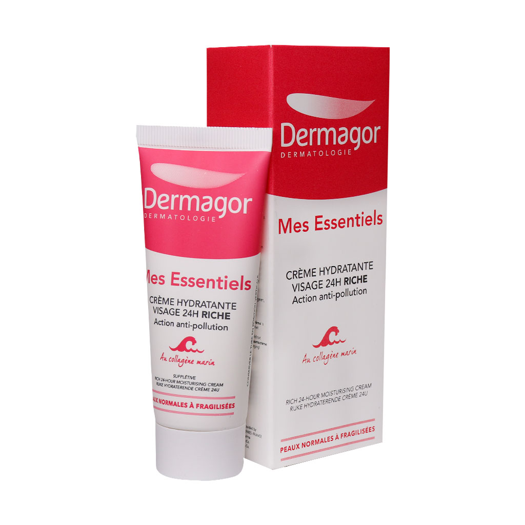 کرم مرطوب کننده قوی درماگور مناسب پوست خشک 40 میل Dermagor Moisturizing Cream for Dry Skins