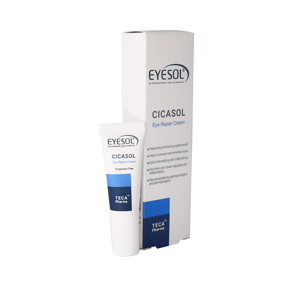 کرم ترمیم کننده دور چشم سیکاسول آیسول Eyesol cicasol eye cream