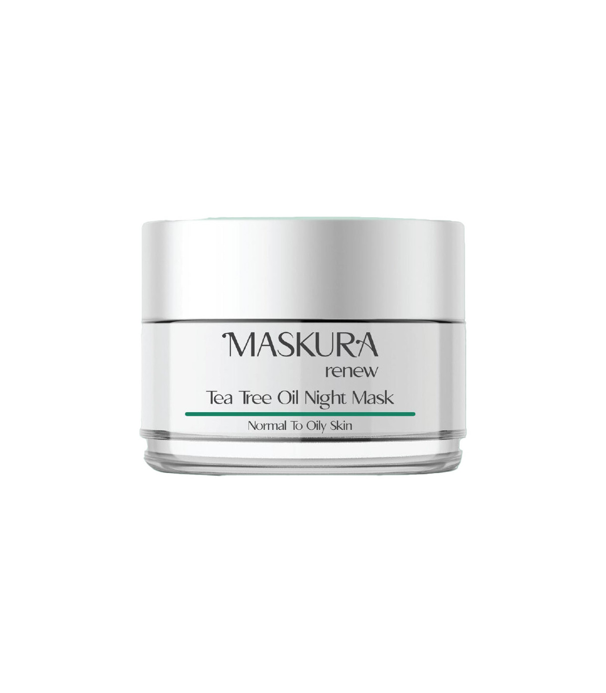 ماسک شب روغن درخت چای ماسکورا tea tree oil night mask Maskura