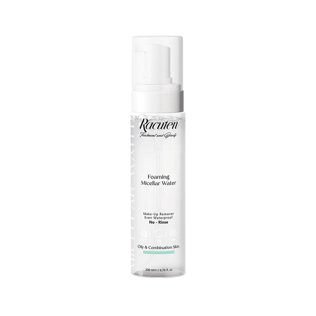 راکوتن فوم میسلار پاک کننده آرایش صورت و چشم مناسب پوست های چرب و مختلط | Racuten Micellar Foam Makeup Remover