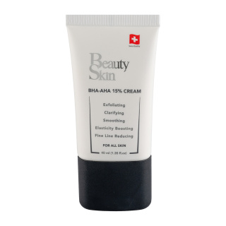 کرم لایه بردار حاوی 15% آلفا و بتا هیدروکسی بیوتی اسکین | Beauty Skin BHA And AHA Cream