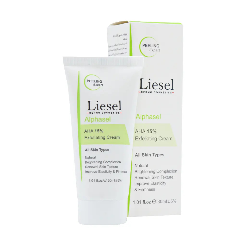 کرم لایه بردار حاوی آ-اچ-آ 15% لایسل | Liesel AHA 15% Exfoliating Cream