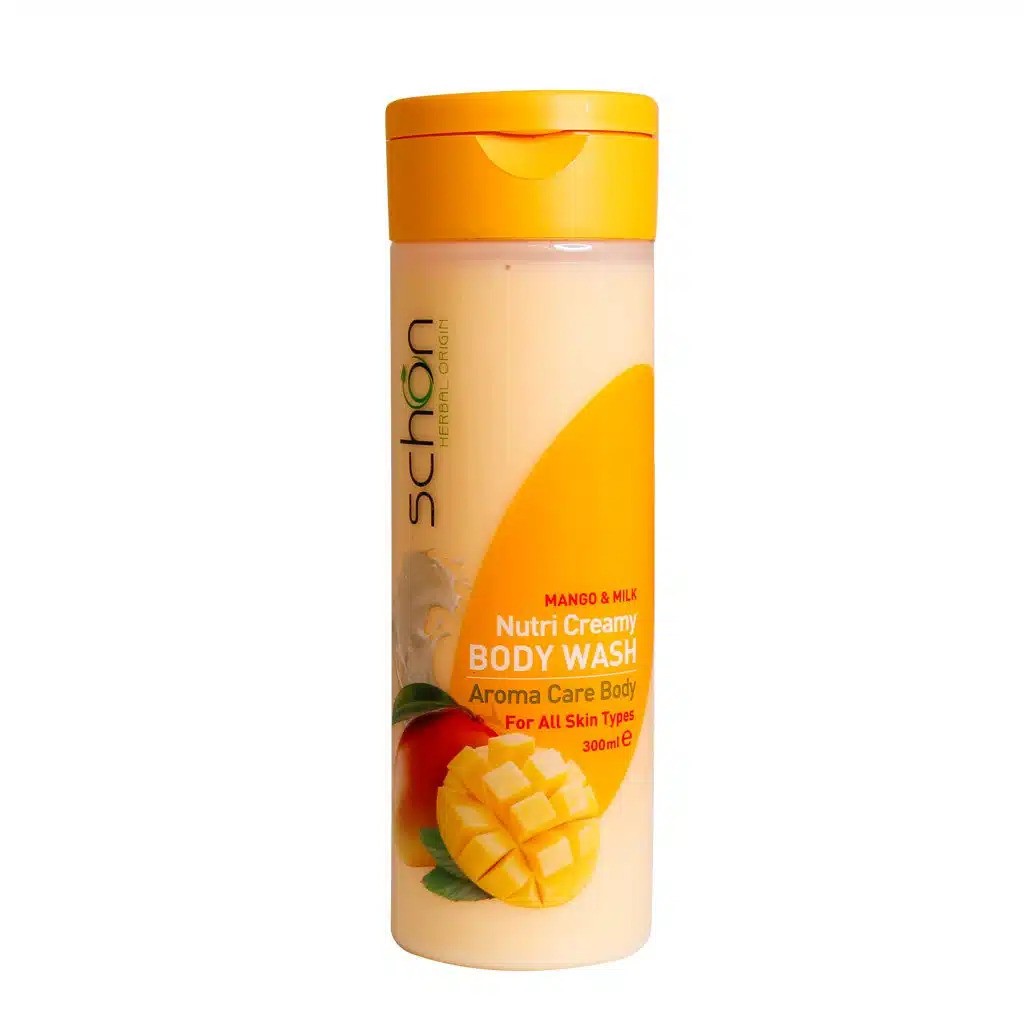 شامپو بدن کرمی شیر انبه مناسب انواع پوست شون | Schon Nutri Creamy Mango and Milk Body Wash for All Skin Types