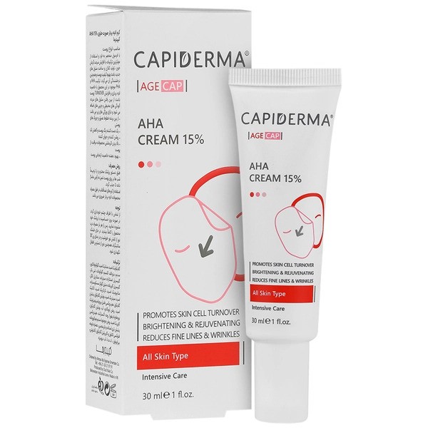 کرم لایه بردار صورت آ اچ آ 15% کپیدرما | Capiderma Age Cap AHA 15% Cream