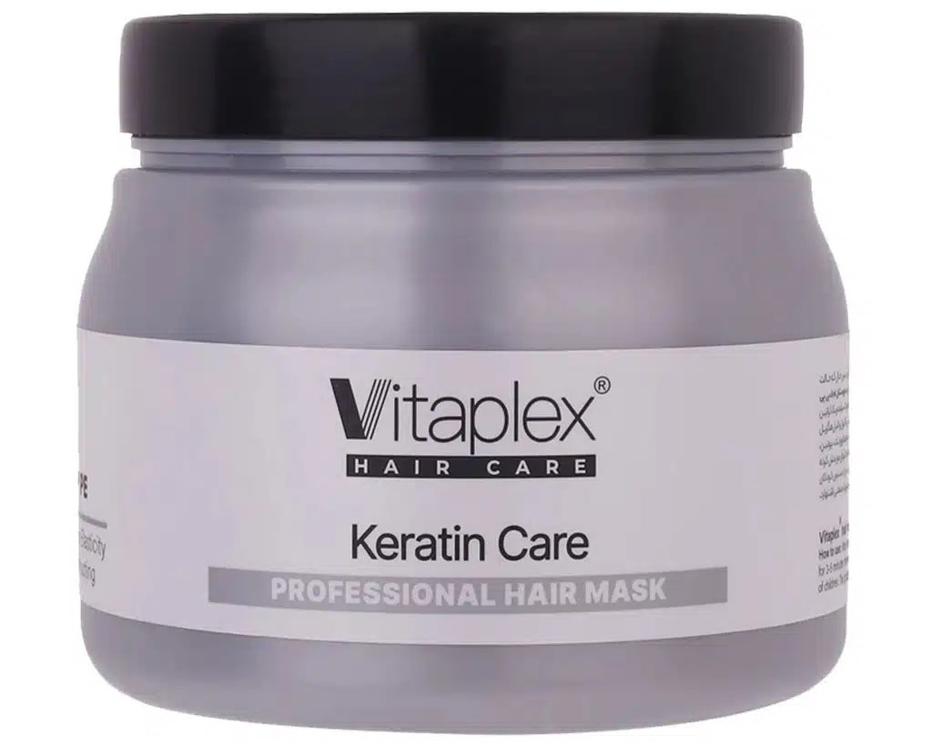 ماسک مو مناسب موهای کراتین شده ویتاپلکس Vitaplex Keratin Care Hair Mask